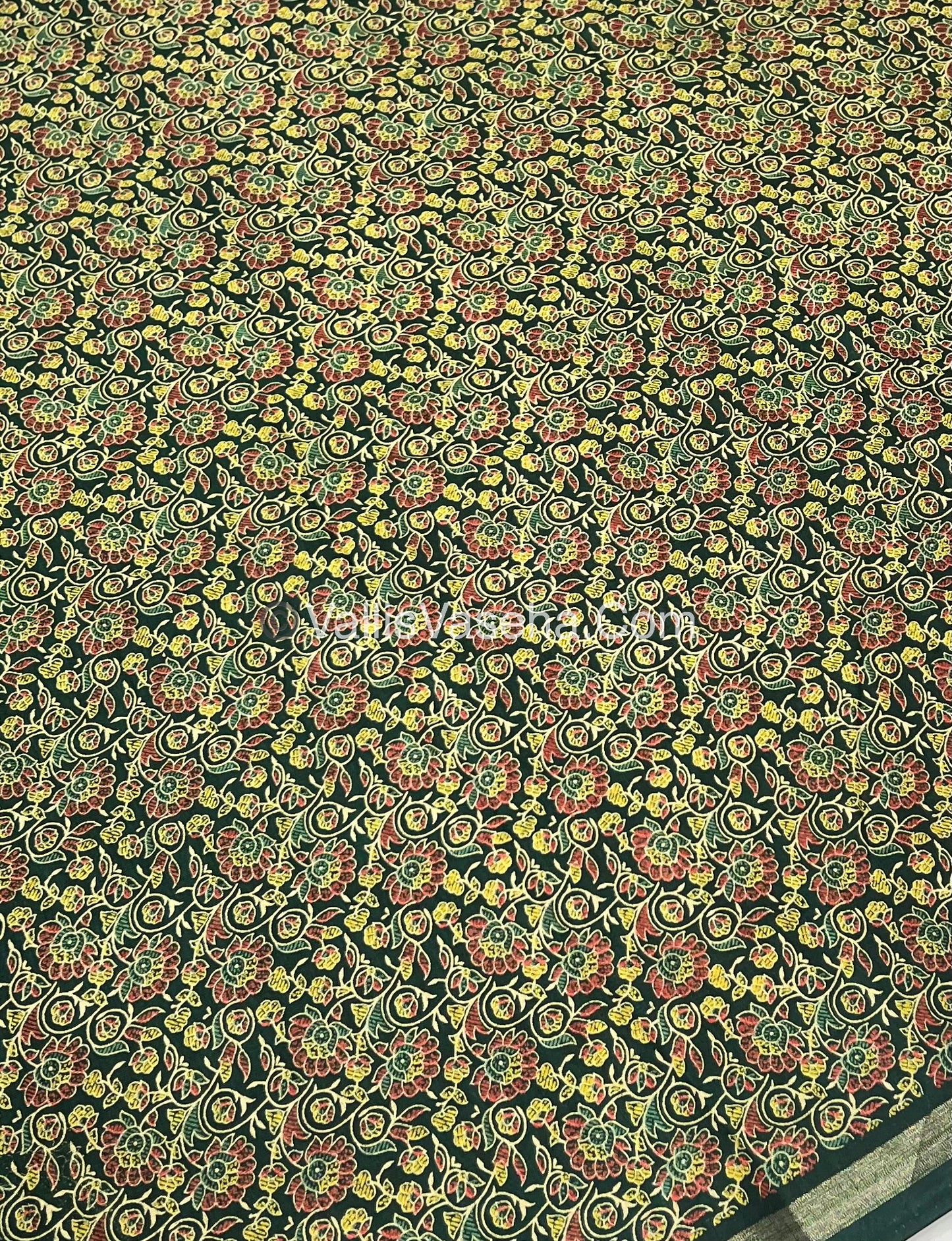 Casual Wear - Fancy Mixed Cotton - Green  Shade - VVFMC001