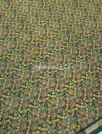 Casual Wear - Fancy Mixed Cotton - Green  Shade - VVFMC001