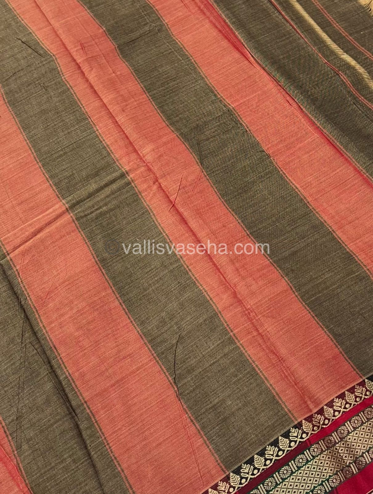 Narayanapet Mercerised Cotton Saree - VVNMC001