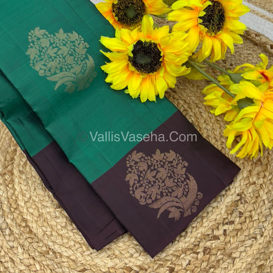 Half Mix - Pure Soft Silk Saree - VVPSS049