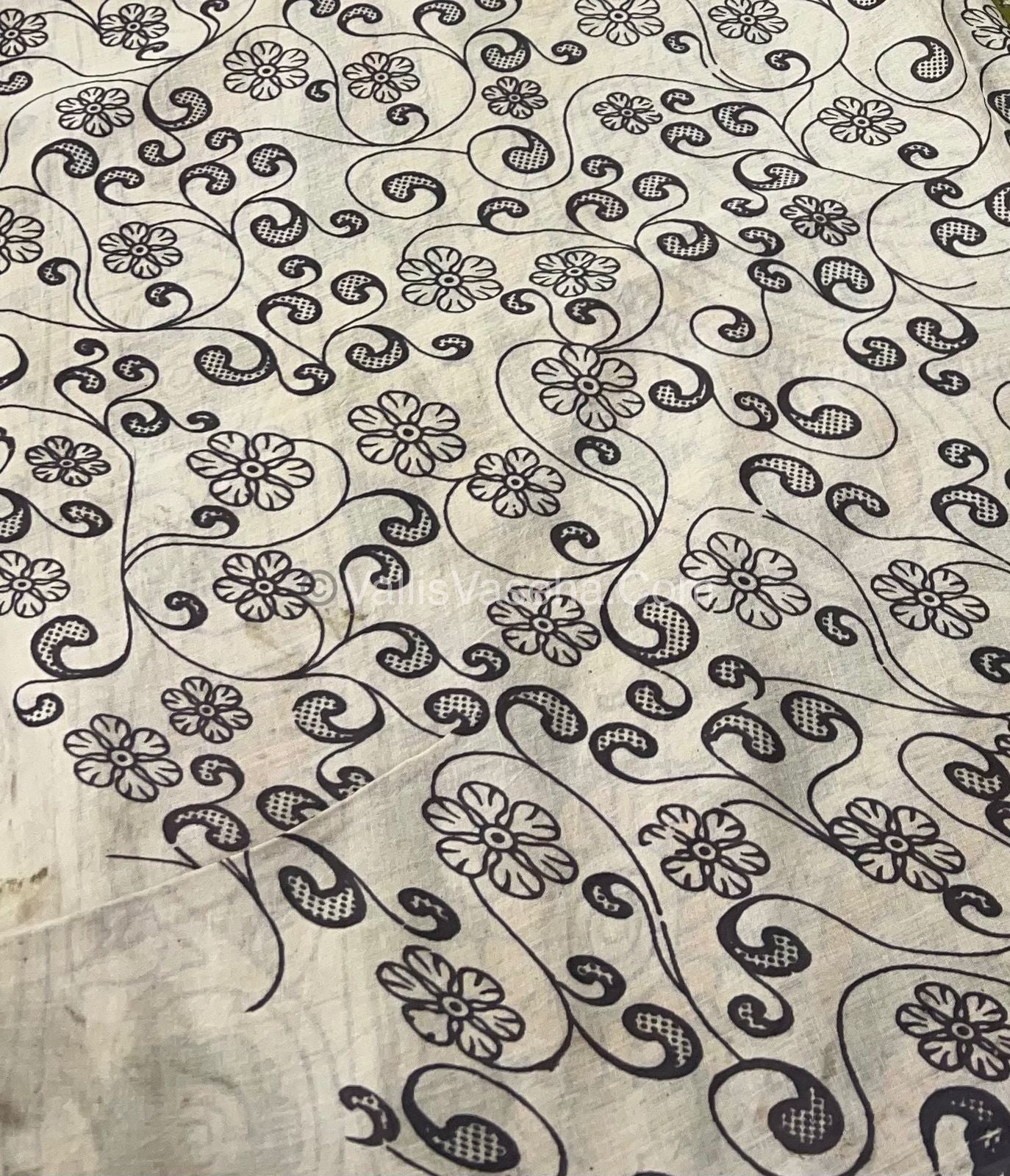 Pure Kalamkari Cotton Saree - VVPKC002