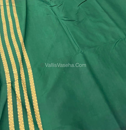 Mulberry Semi Silk - Dark Green Shade - VVMSS002