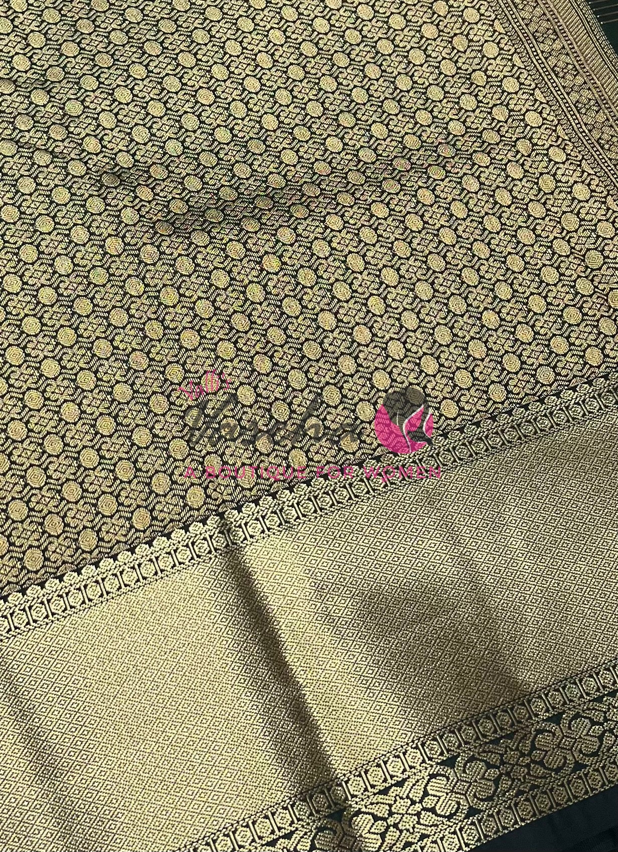Semi Bridal Kanchi Silk  - Korvai - Premium- VVSKS008