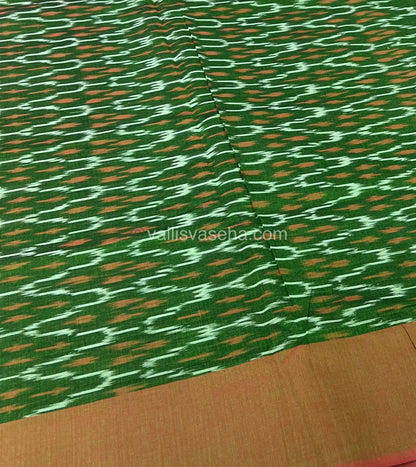 Ikkat Mercerised Cotton Saree - VVIKS001