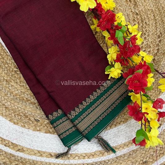 Narayanapet Mercerised Cotton Saree - VVNMC001