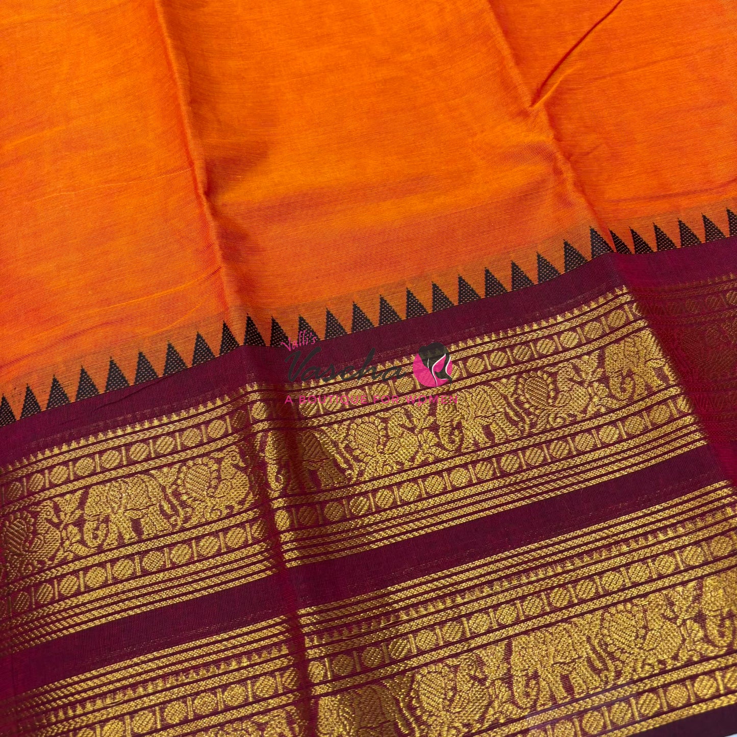 Kanchi Cotton Saree - VVKCS019
