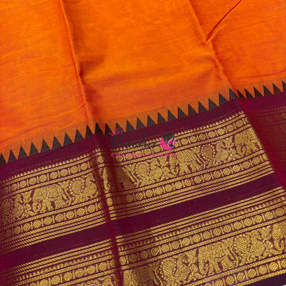 Kanchi Cotton Saree - VVKCS019