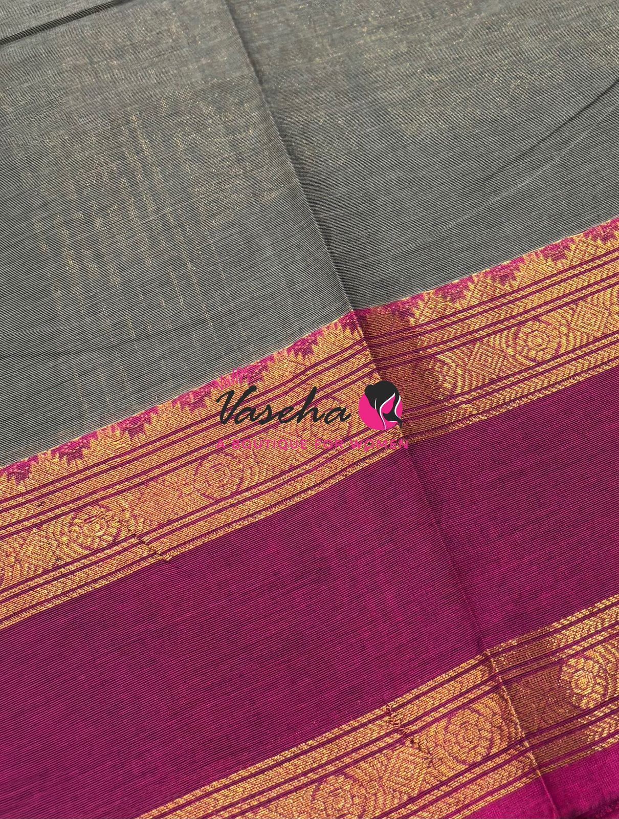 Kanchi Cotton Saree - VVKCS024