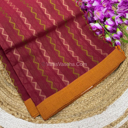 Premium Negamam Cotton Saree - VVNCS001