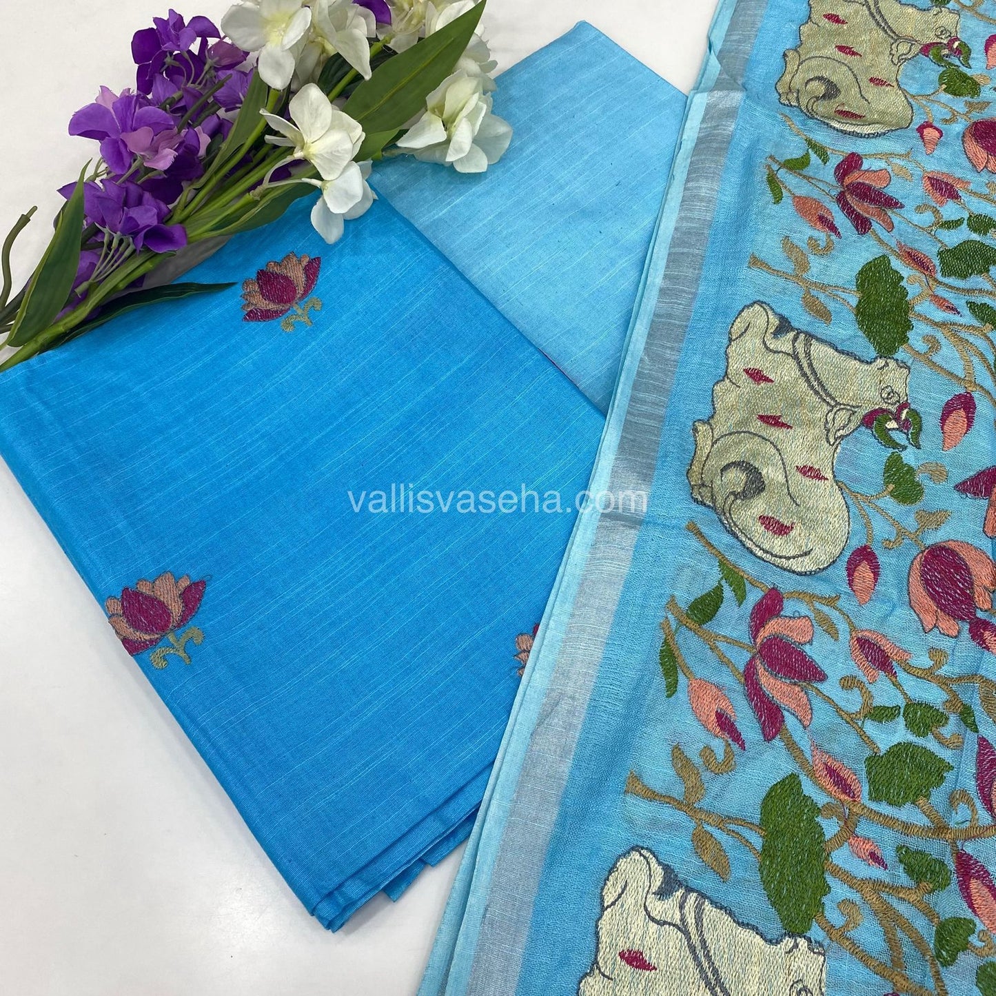 15%less - Offer Unstitched Material - Linen Material - VVDUM002