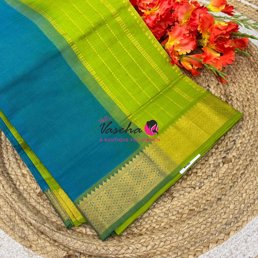 Semi Silk Cotton Saree | Vairavoosi  Design |VVSSC017