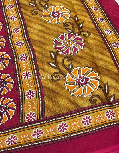 Pure Cotton Voile Saree | VVPVS001