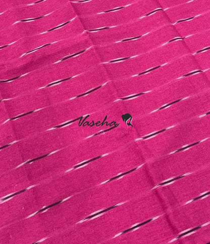 Ikkat Mercerised Cotton Saree - Single Ikkat - VVIKS001