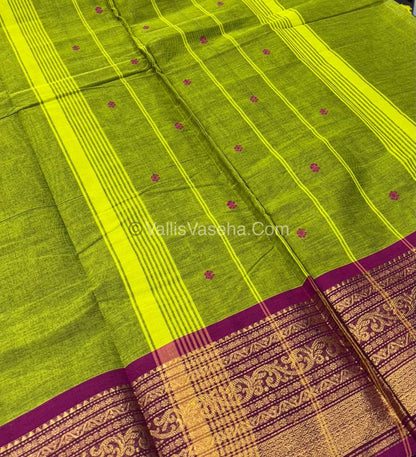 Kanchi Cotton Saree - VVKCS012