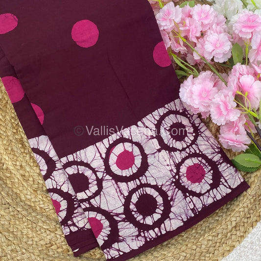 Pure Soft Mul Mul Cotton Sarees - Hand Block Prints - VVMMC003