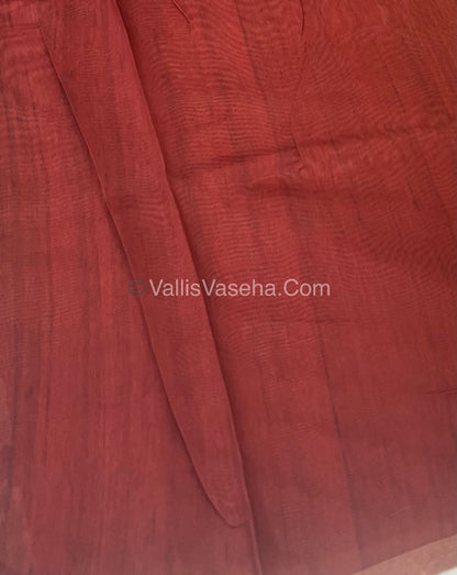Semi Tussar Saree  - VVSTS009
