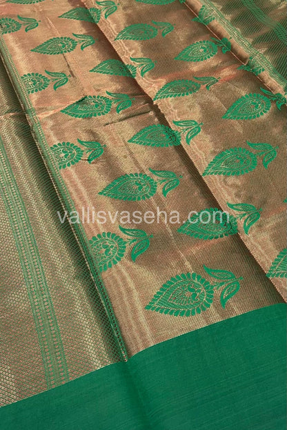 Banarasi - Copper Zari Saree - VVCZ001