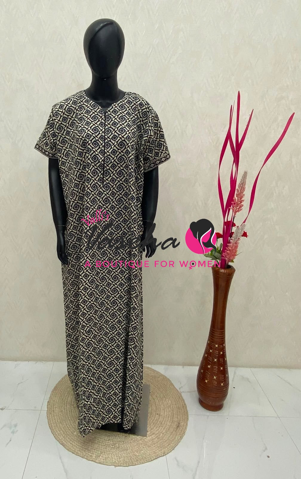 XXL Size - Nighties - Zip Nighties - VVJN001
