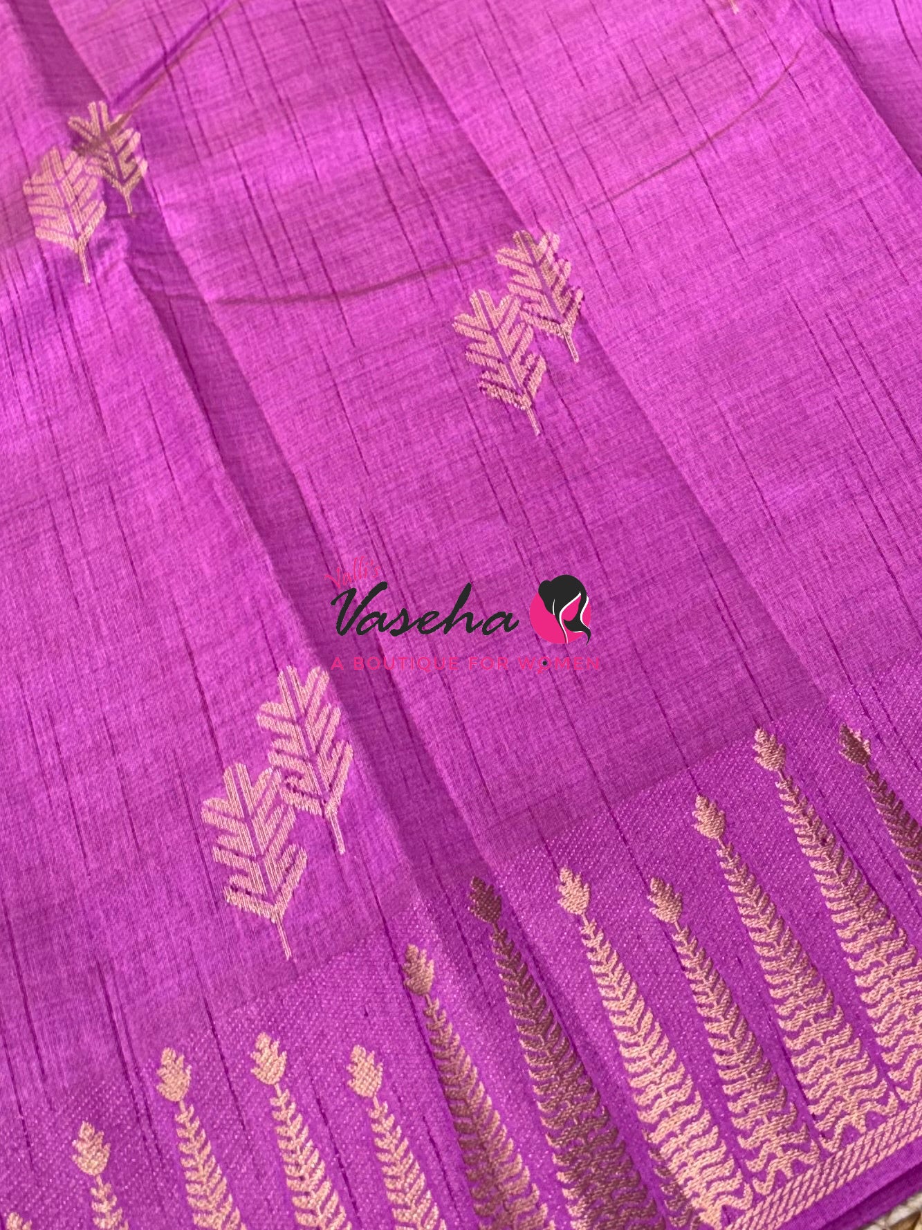 Semi Tussar Silk Saree | Light Lavender Shade |VVSTS050