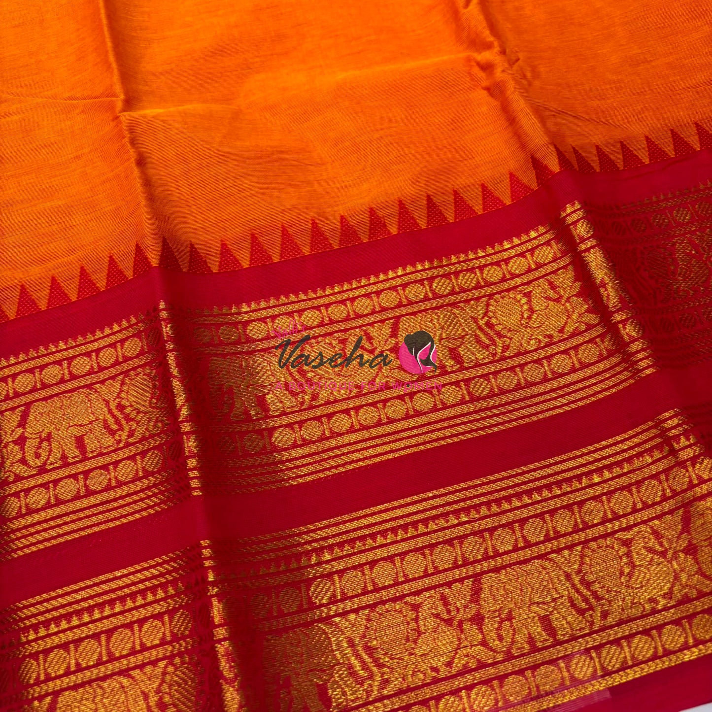 Kanchi Cotton Saree - VVKCS019