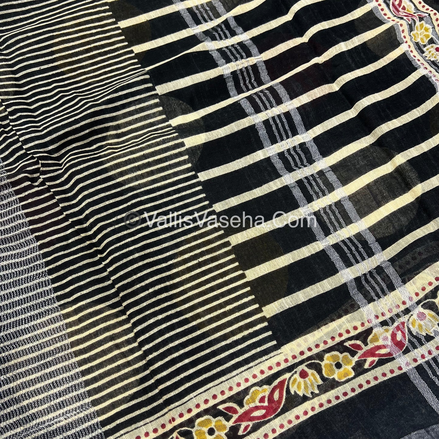 Linen Mixed Cotton Saree |VVLMP001