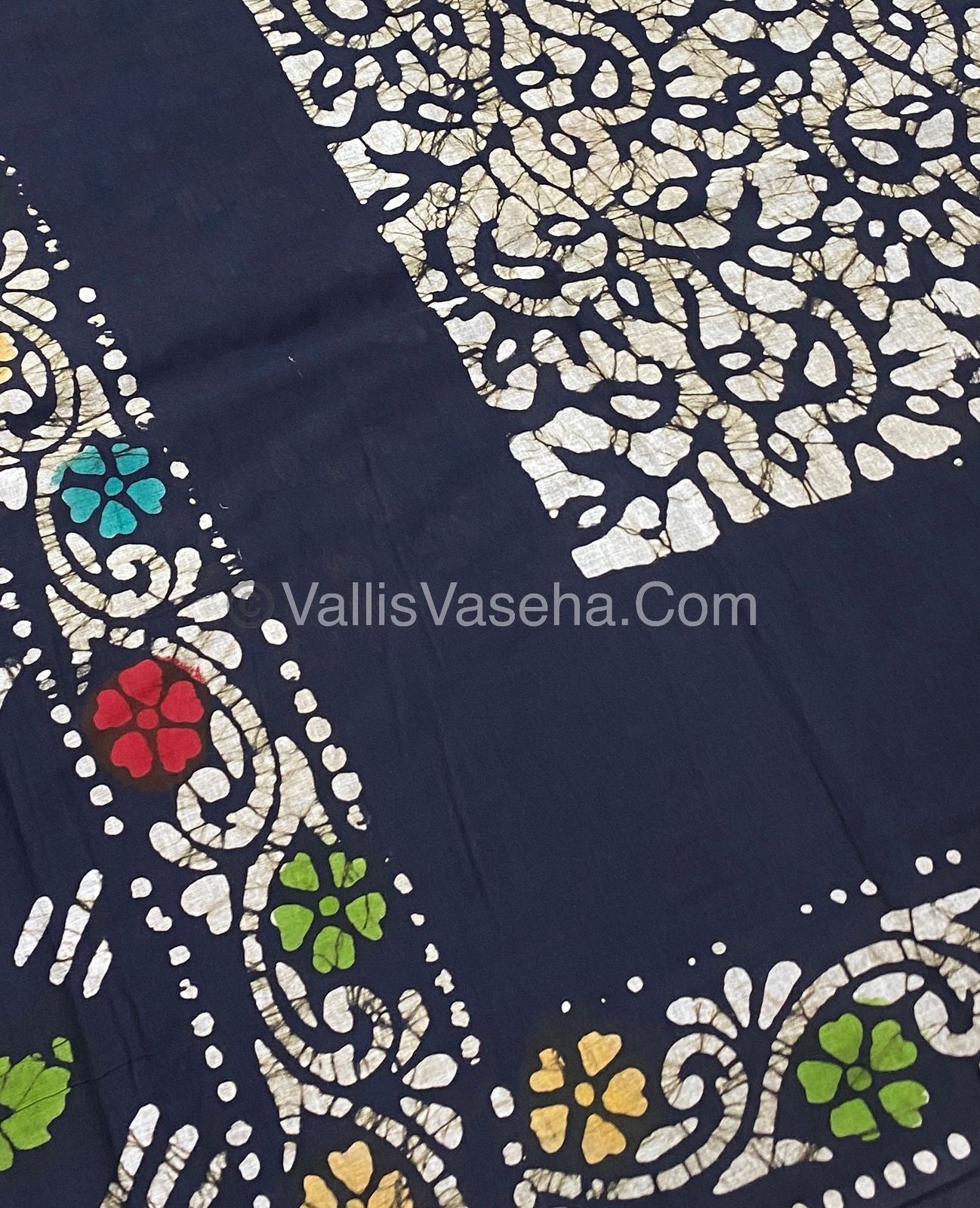 Pure Soft Mul Mul Cotton Sarees - Hand Block Prints - VVMMC003
