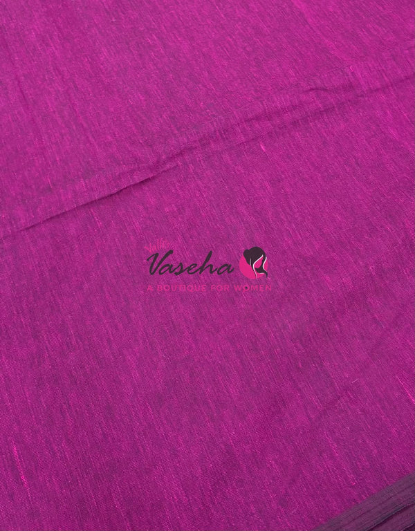 Kadhi Cotton Sarees with Kalamkari Blouse - VVKCK002