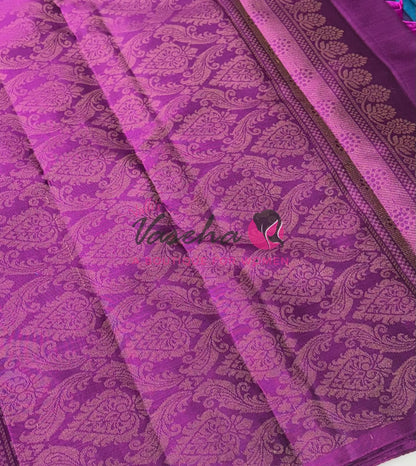 Half Mix - Pure Soft Silk Saree - Border with Butta - VVPSS105