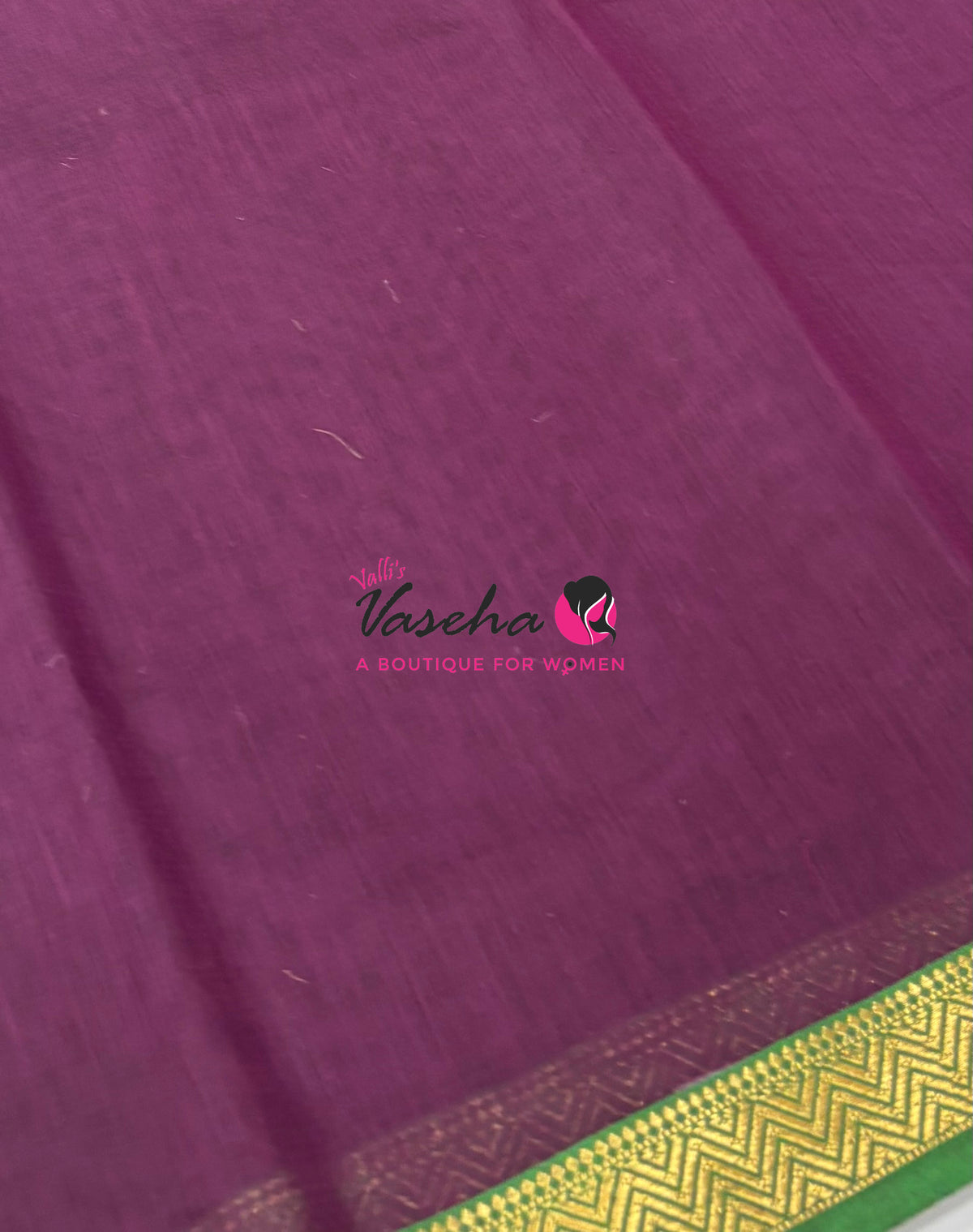 Fancy Mixed Cotton - Purplish maroon With Green Shade - VVFMC005