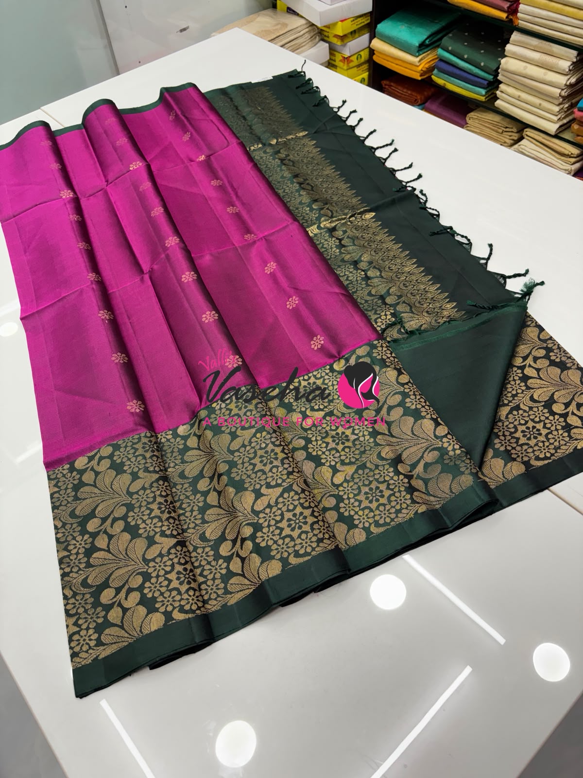 Pure Soft Silk Saree - Happy Sale - 20%less - VVAD001