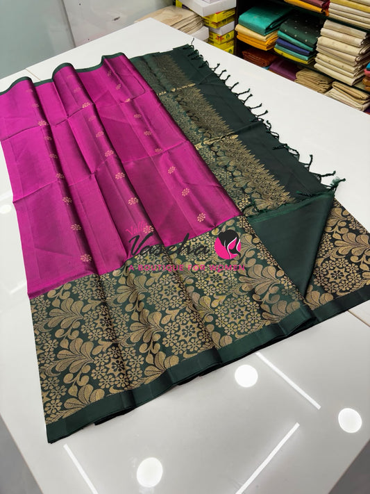 Pure Soft Silk Saree - Happy Sale - 20%less - VVAD001