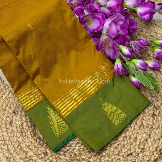 Semi Silk Saree - Kanchi Pattu Style - VVSSS004
