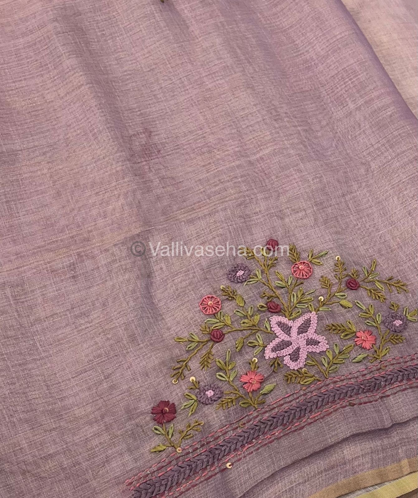French Knot - Tissue Saree -  VVLFN001