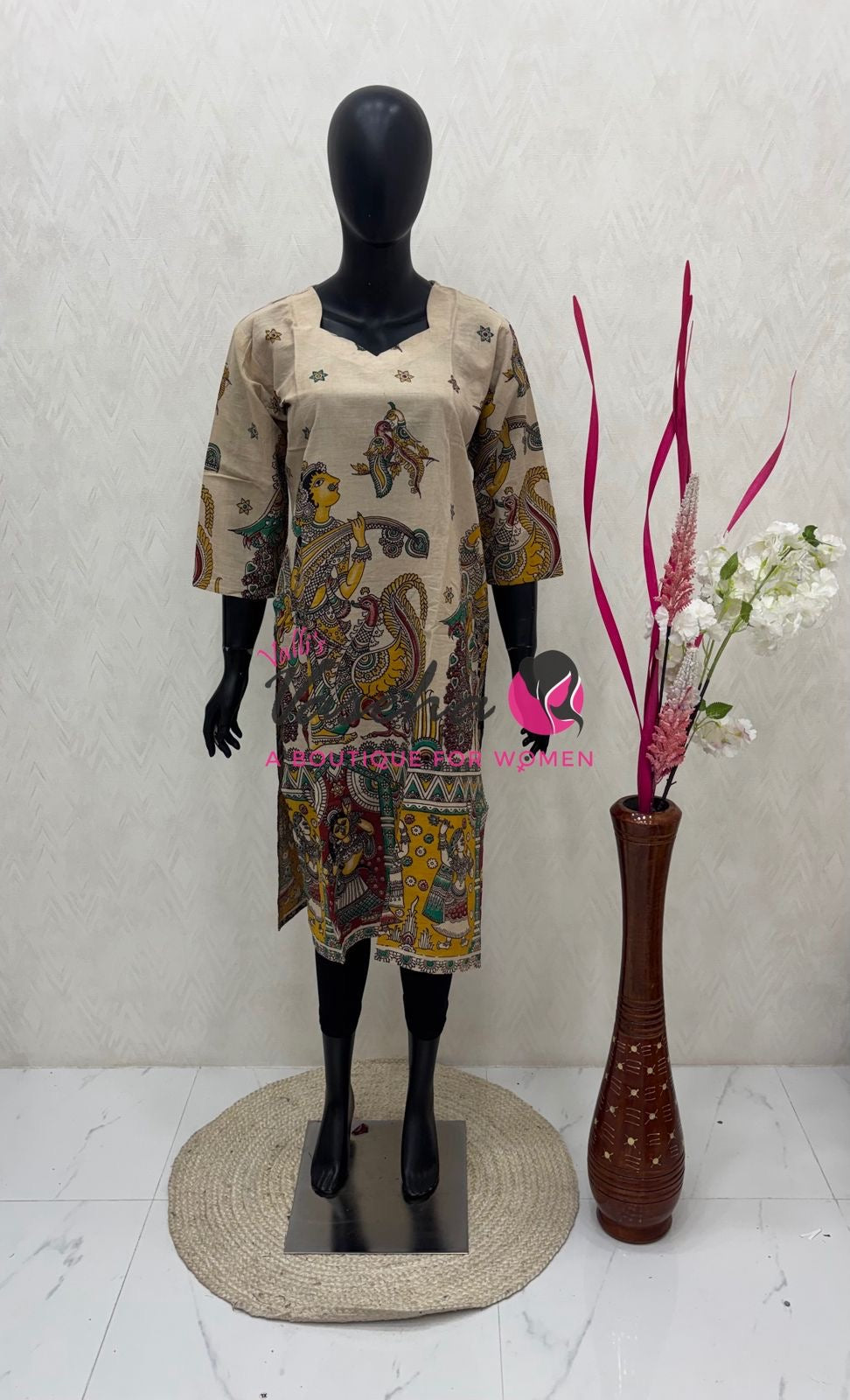 Ready Made - Kalamkari Kurti -VVRKK001