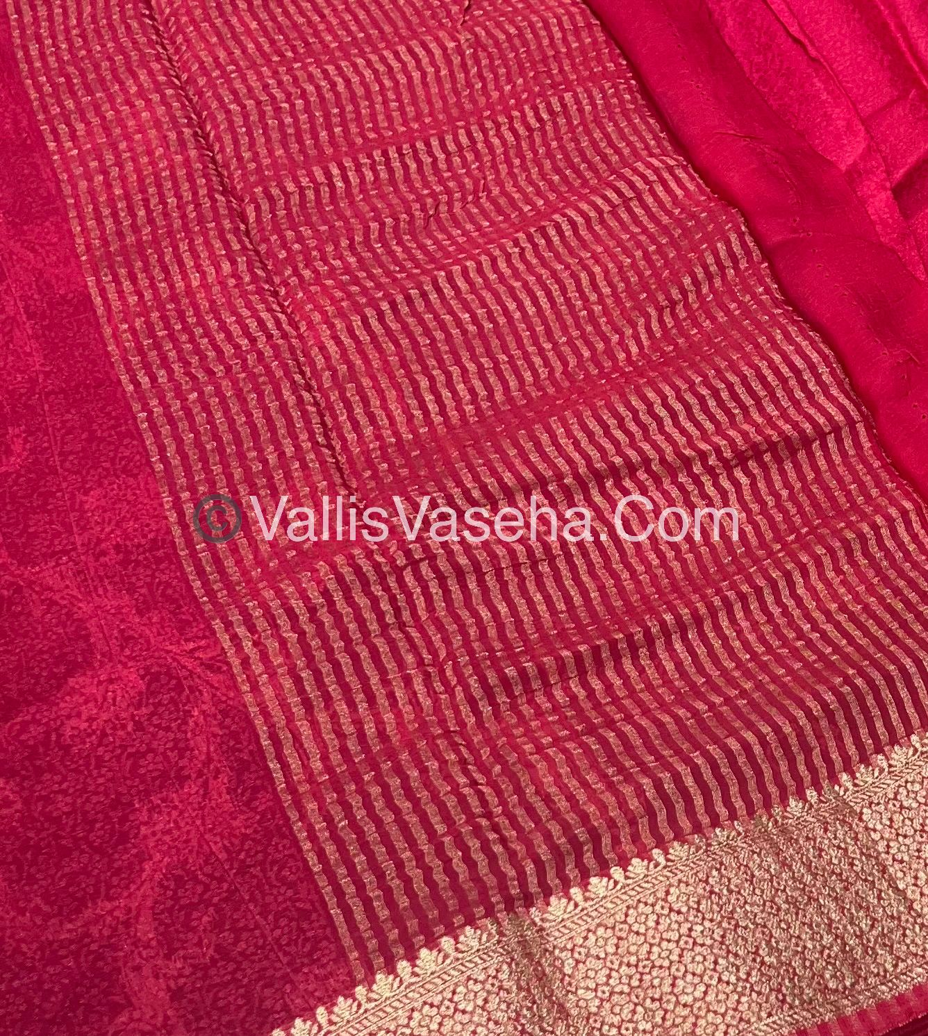 Semi Viscose / Semi Mysore Crepe Silk Variety - Embossed Design - VVSMC002