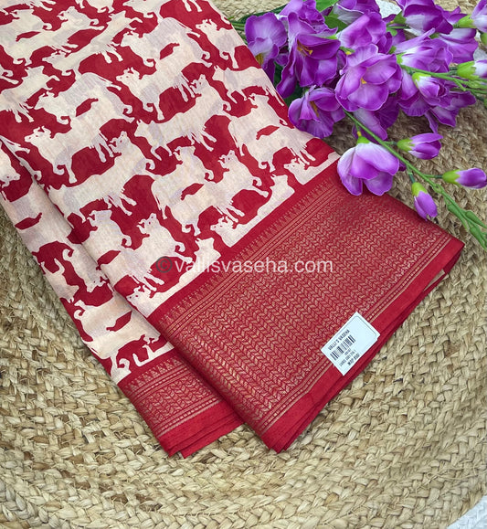 Semi Binny Silk | Pitchwai print | Happy sale | 30% less  - VVHS003