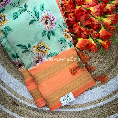 30% less - Offer Saree -   Semi Silk Saree - VVDS006