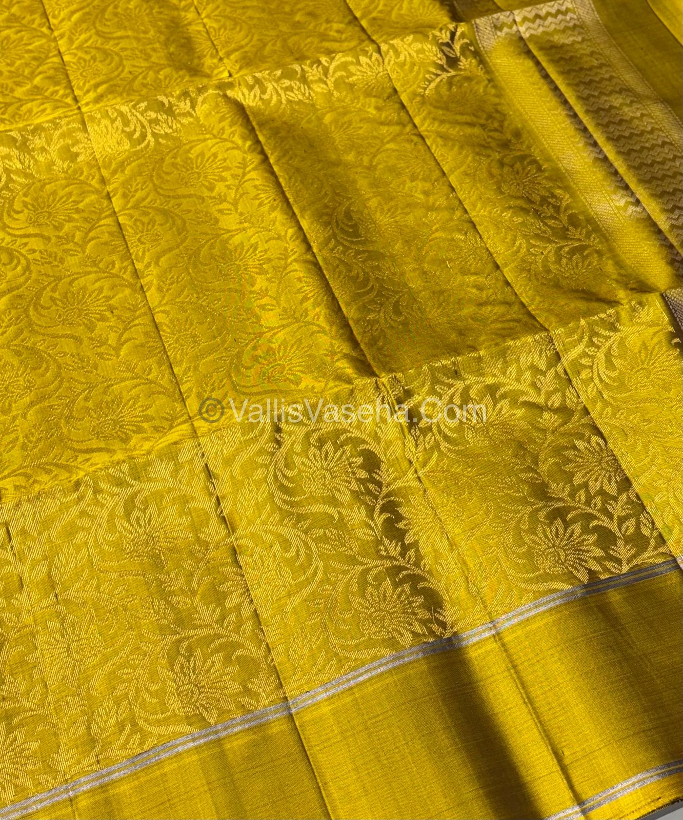 Pure Soft Silk Saree  - Maroon & Yellow Combo - VVPSS055