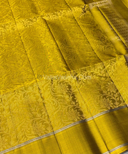 Pure Soft Silk Saree  - Maroon & Yellow Combo - VVPSS055