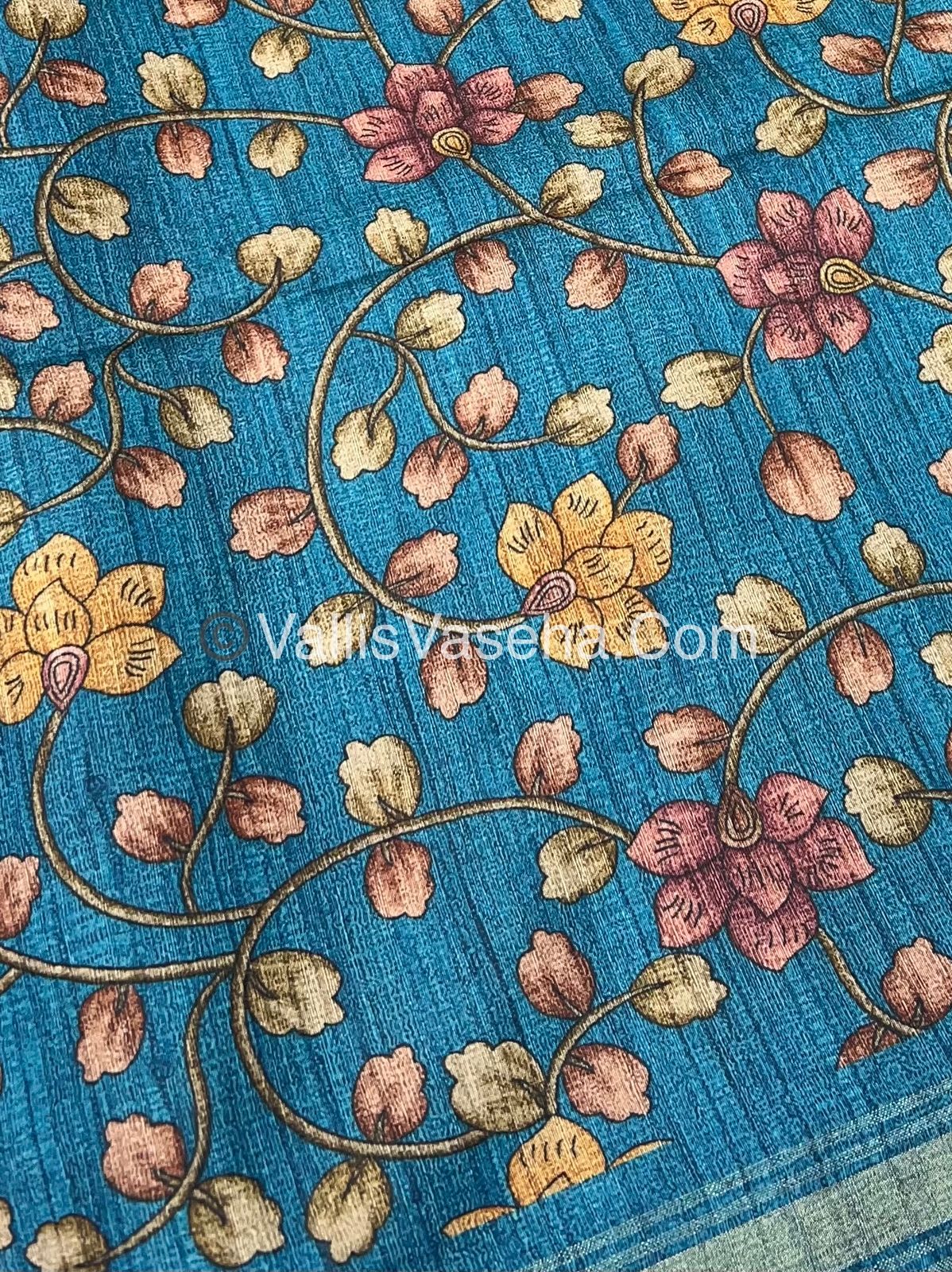 Art Silk / Semi Gicha Tussar Saree  - VVSGT002