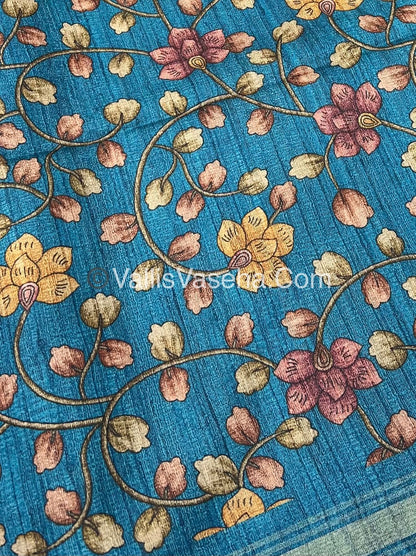 Art Silk / Semi Gicha Tussar Saree  - VVSGT002