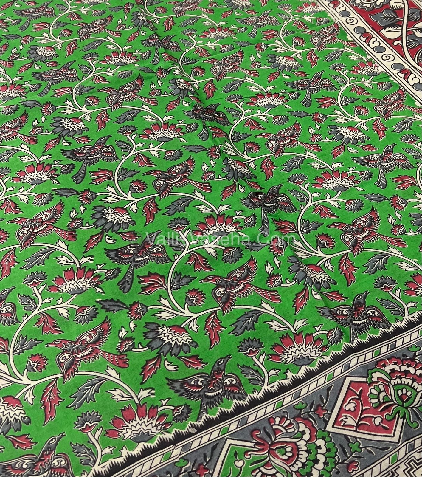 Pure Kalamkari Cotton Saree - VVPKC002