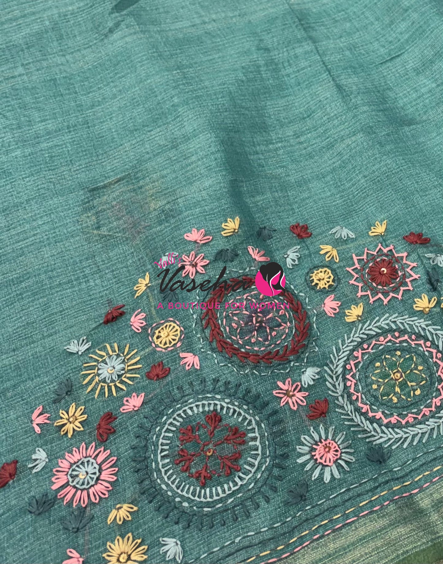 French Knot - Tissue Saree  - VVLFN019