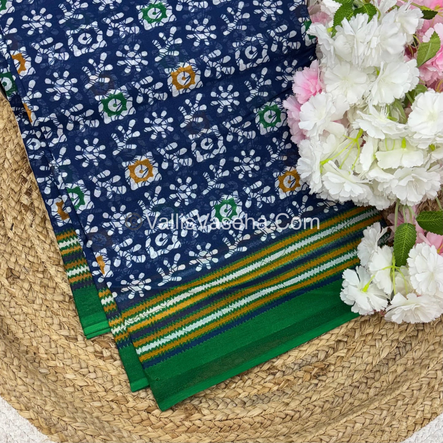 Pure Cotton Voile Saree | VVPVC003