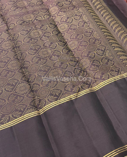 Half Mix - Pure Soft Silk Saree - Long Retta Petta Border with Butta - VVPSS076