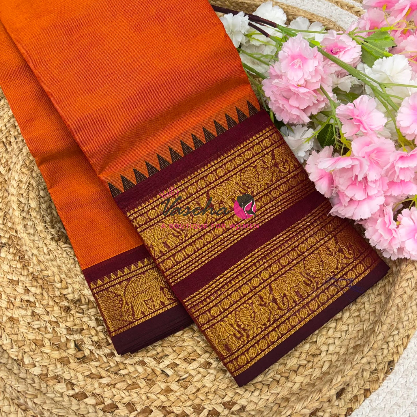 Kanchi Cotton Saree - VVKCS019