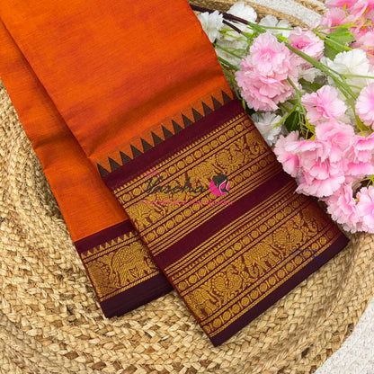 Kanchi Cotton Saree - VVKCS019