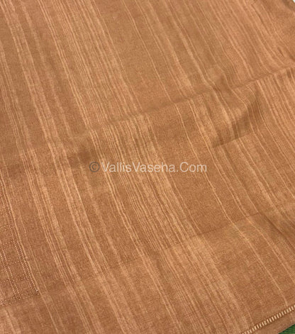 Bhagalpuri Semi Tussar Saree - Skin Tone Shade - VVBTS001