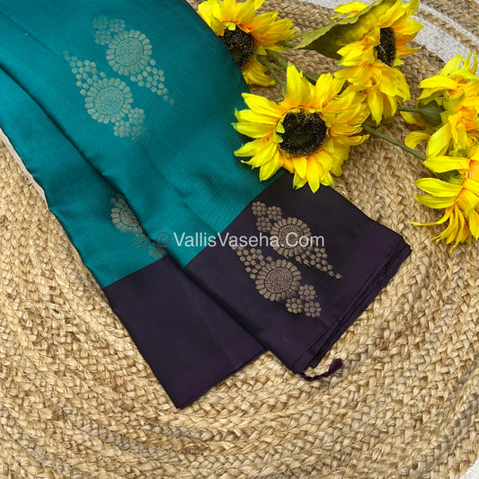Half Mix - Pure Soft Silk Saree - VVPSS030