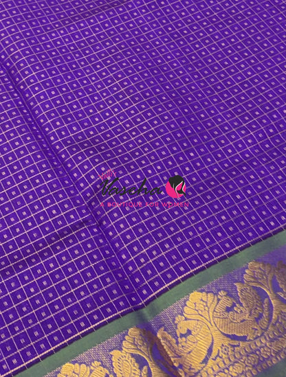 Semi Silk Cotton Saree | Lakshadeepam |VVSSC009